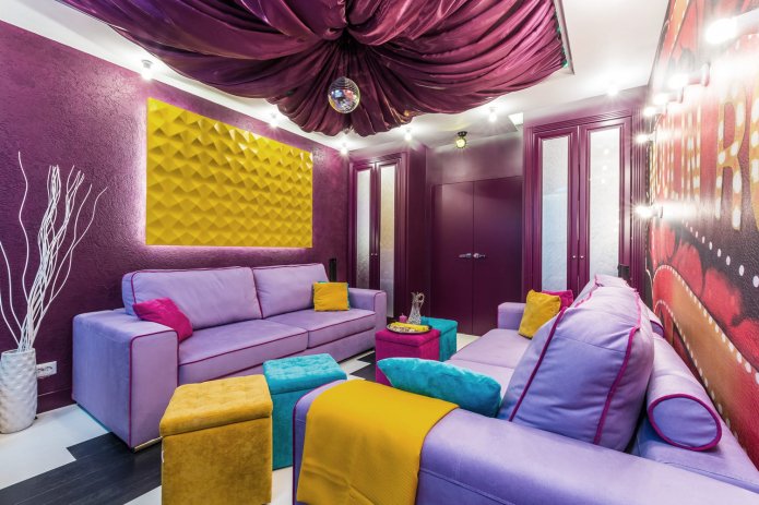 fabric ceiling decoration