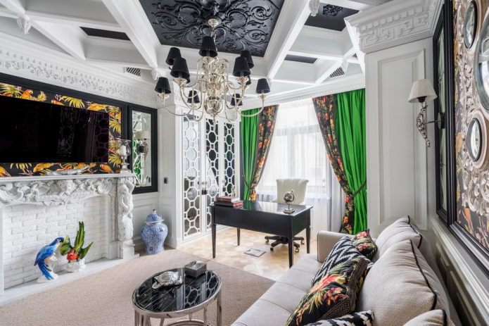 Two-color ceiling