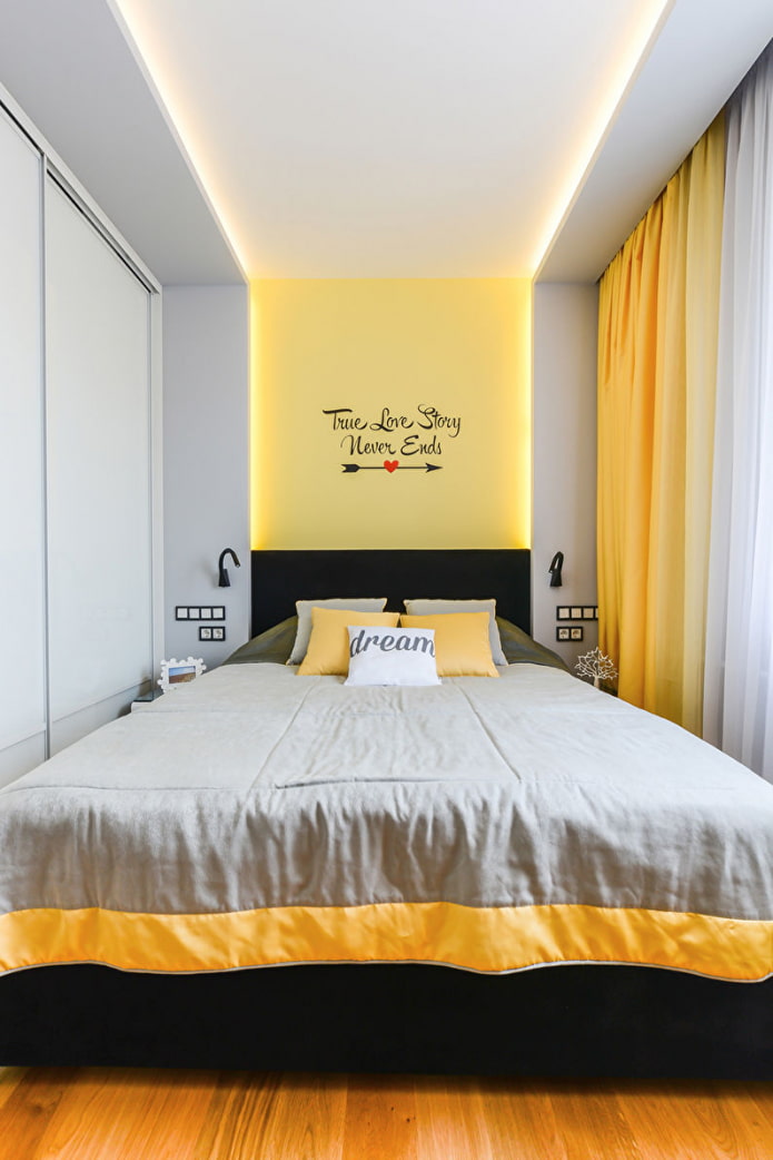 visual expansion of a narrow room
