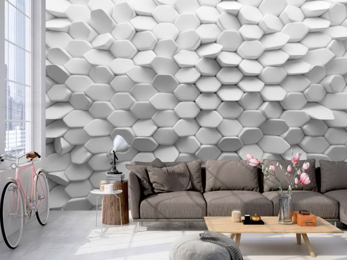 photo wallpaper with 3D effect