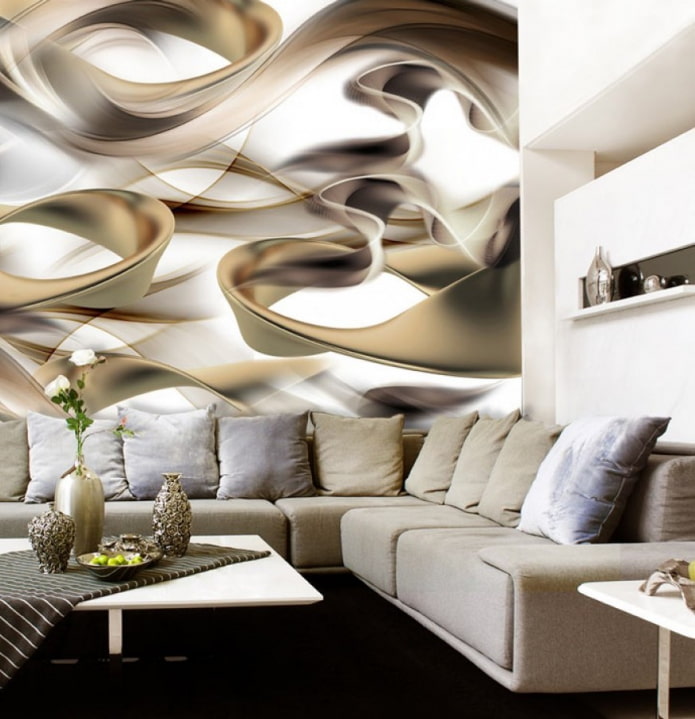 photo wallpaper with abstraction