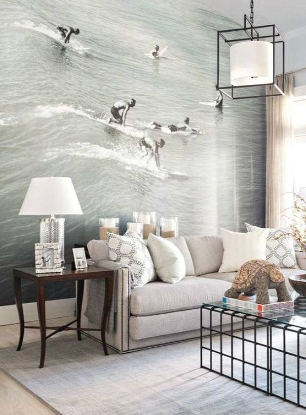 photo wallpaper in a modern style