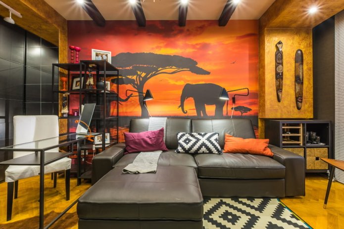 African style photo wallpaper