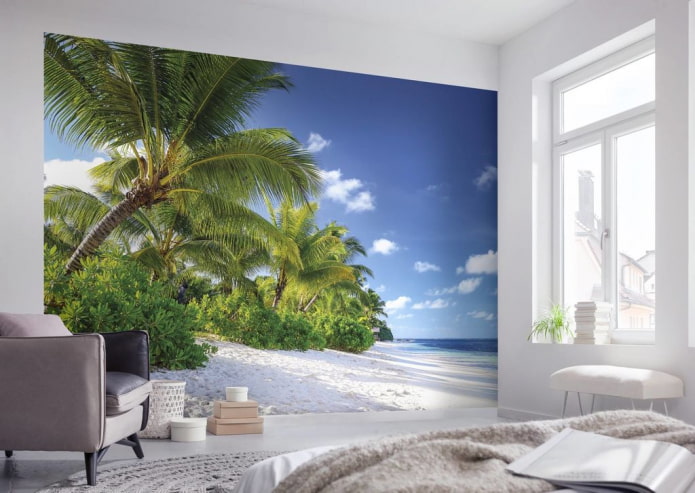wallpaper with a beach