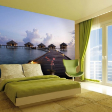 Photo wallpaper for the bedroom – a selection of ideas in the interior-0