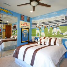 Photo wallpaper for the bedroom - a selection of ideas in the interior-5