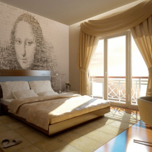 Photo wallpaper for the bedroom - a selection of ideas in the interior-6