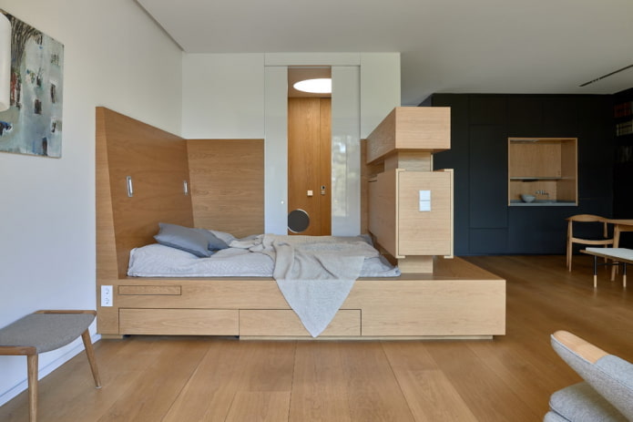 wood in the interior