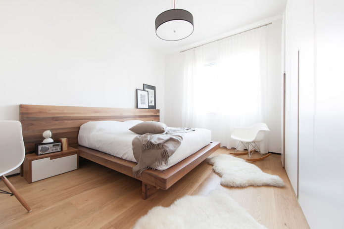 bedroom in the style of minimalism