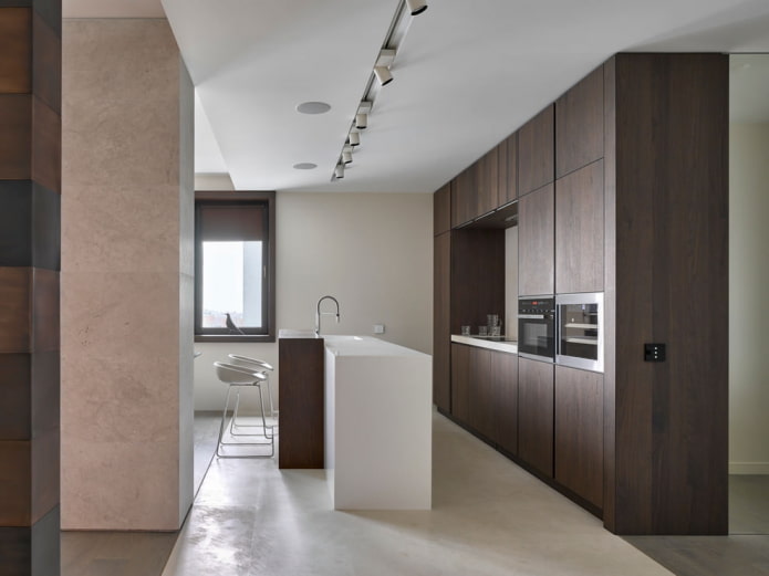 spotlights in the kitchen