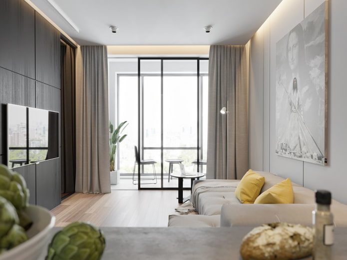 minimalism in the living room