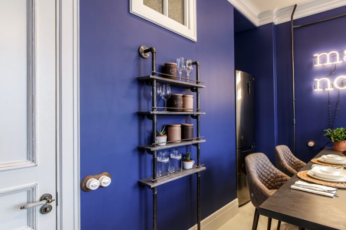 Painting pipes to match the color of the walls
