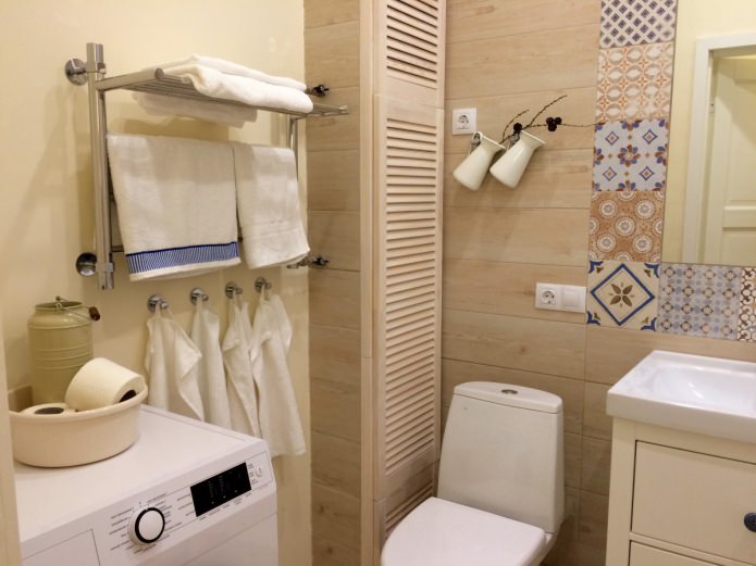 plastic grill for pipes in the bathroom