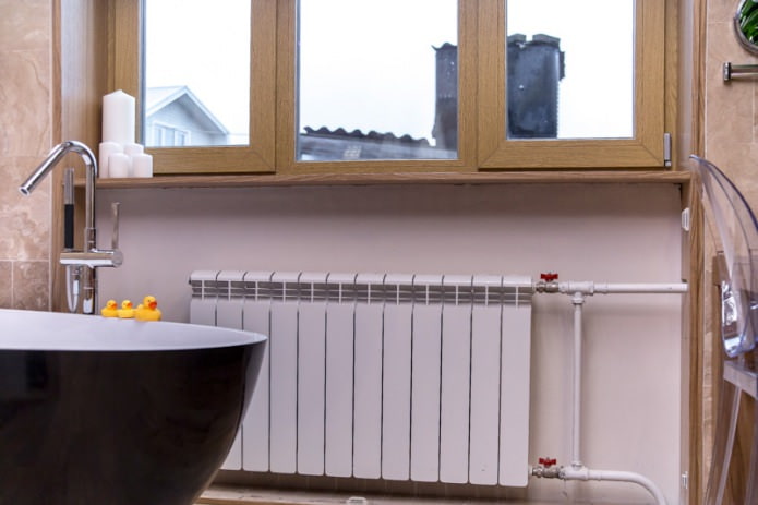 battery in the bathroom