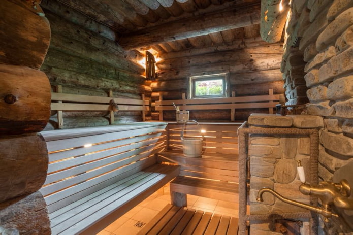 chalet style bathhouse