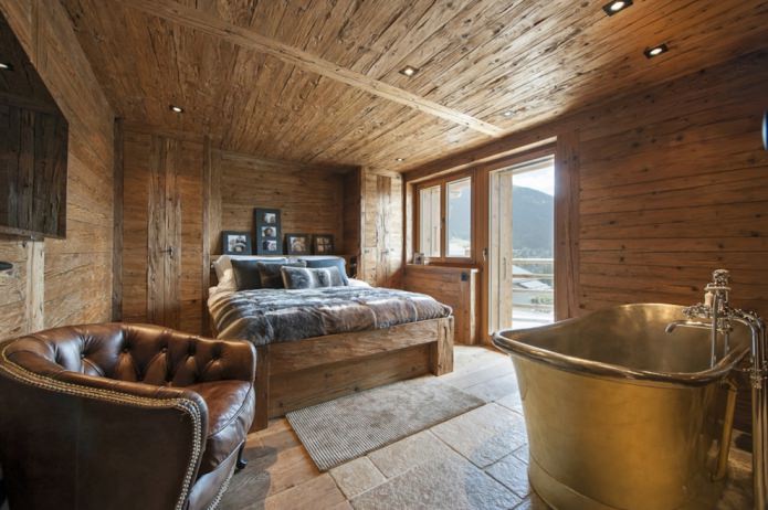 wood wall and ceiling decoration