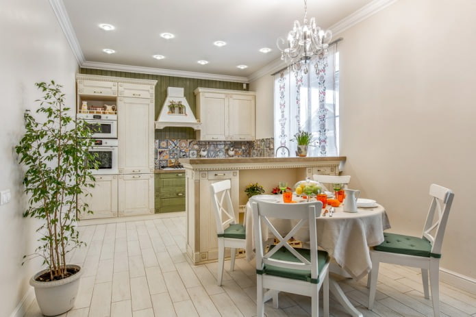 kitchen in Provence style