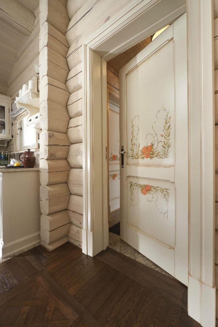 interior doors with painting