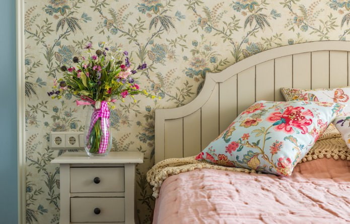 pillows with floral print