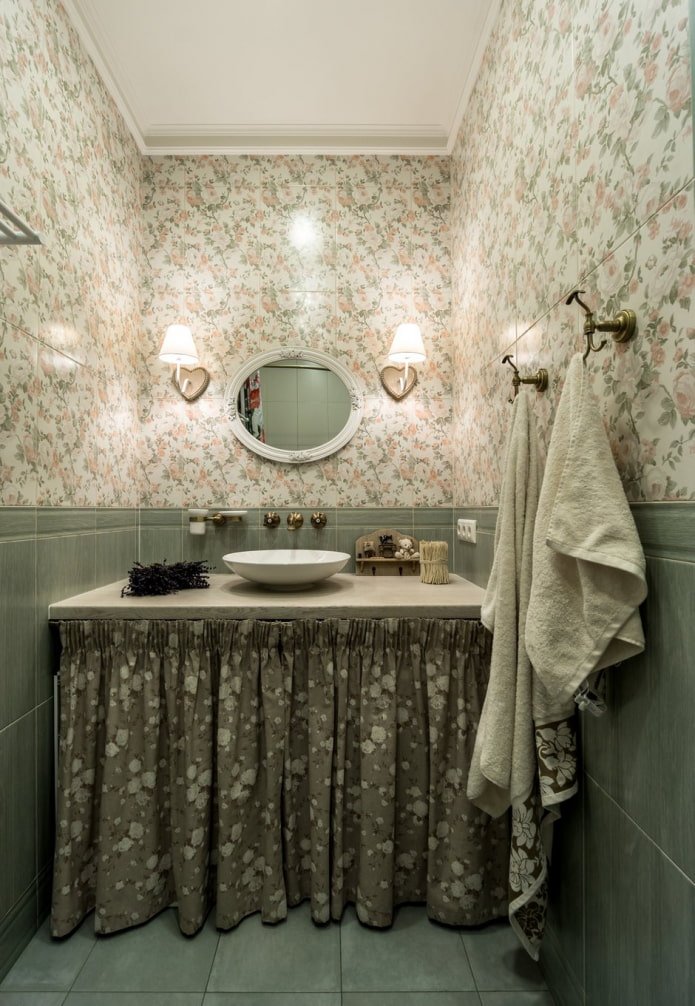 Provence in the bathroom