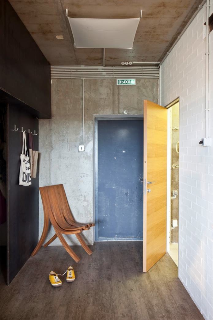 hallway in loft style