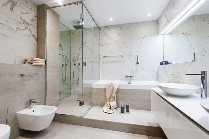 bathroom on an elevation