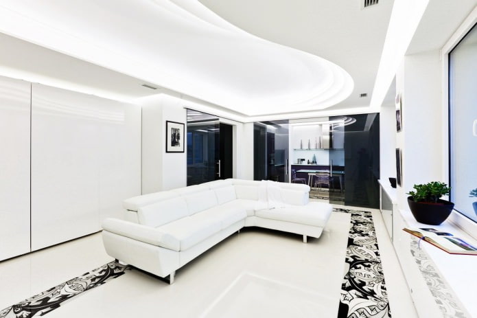 Black and white room