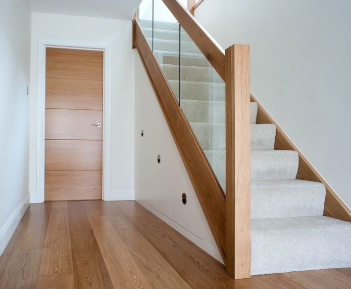 cabinet under the stairs