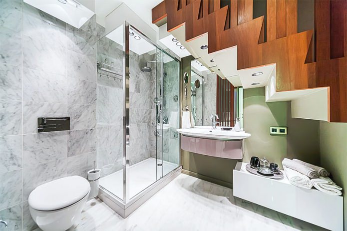 Bathroom with shower
