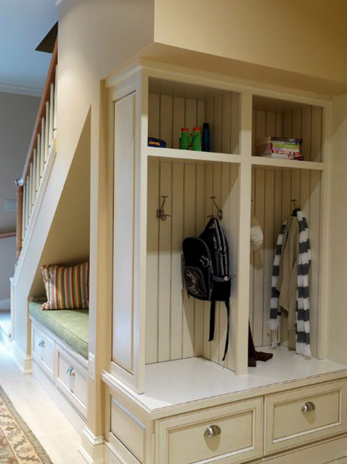 wardrobe in the hallway