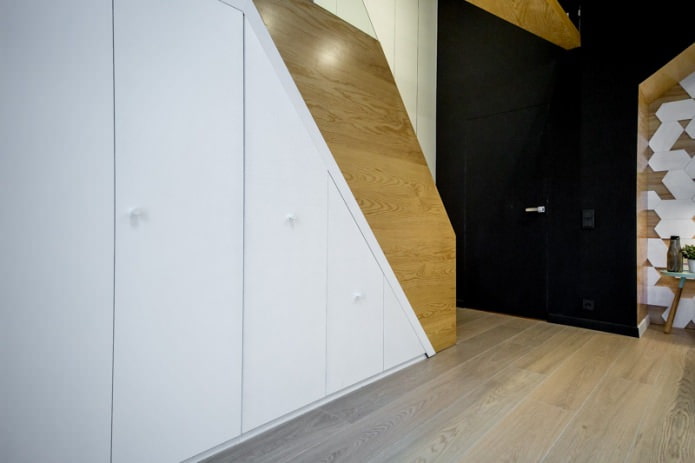 cabinet in the stairs