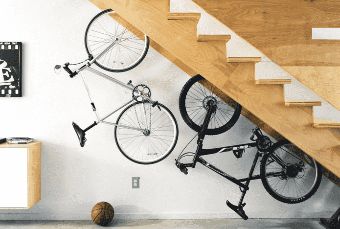 storage of a bicycle