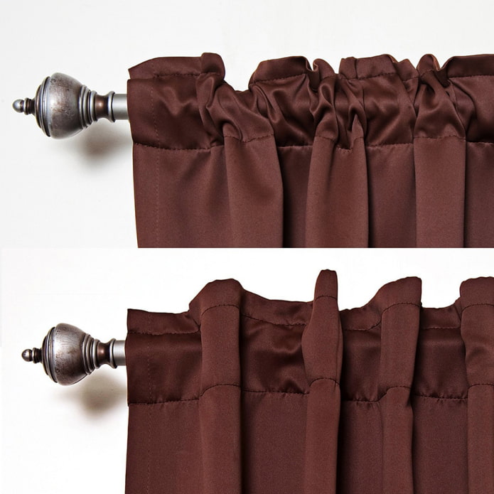 curtain with a drawstring
