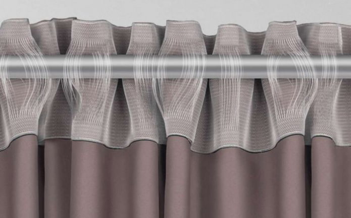 curtain on tape
