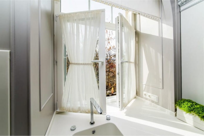 curtain rods on a frame