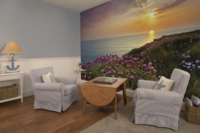 3D photo wallpaper for the whole wall