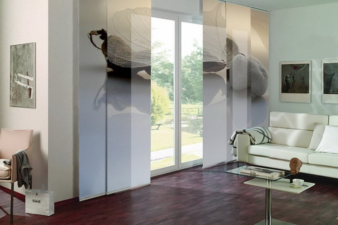 3D Japanese curtains