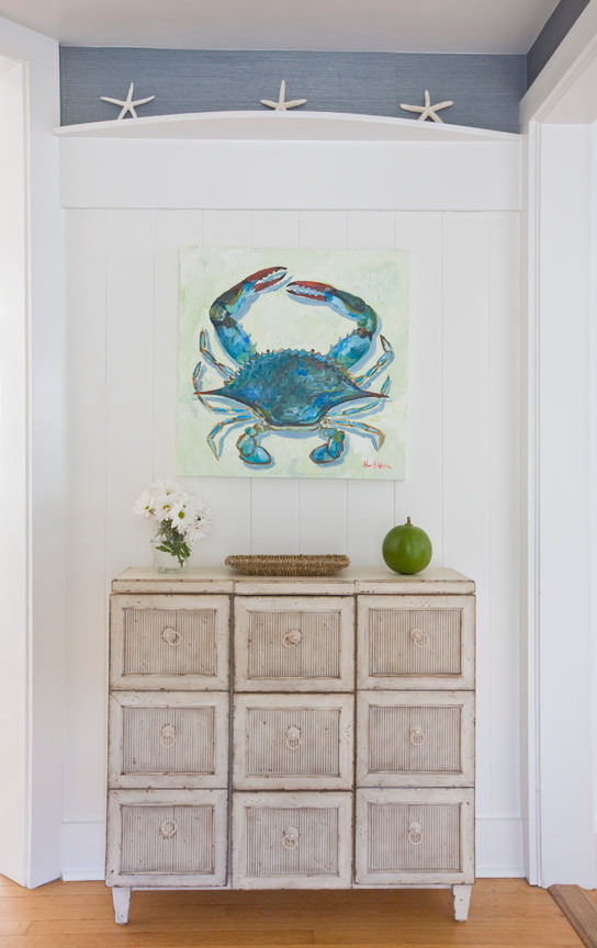 painting with a crab
