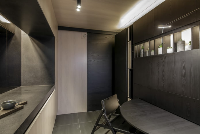 sliding door with one panel