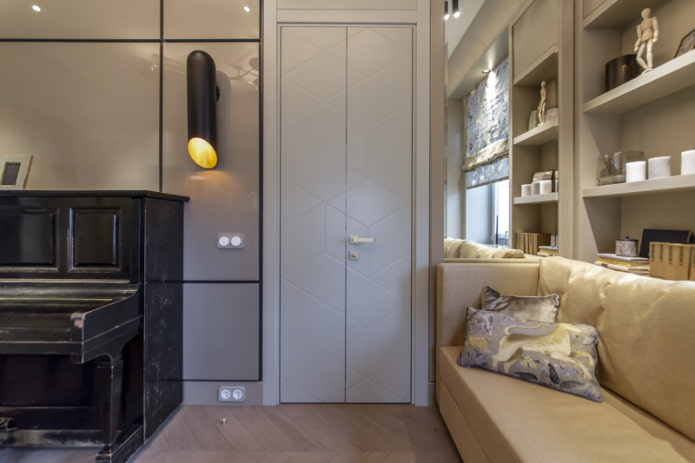 gray doors colors in the interior