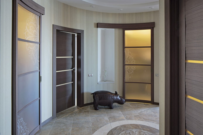 semicircular doors and door frames