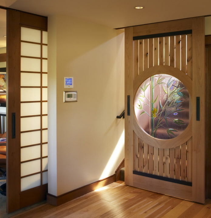 door in oriental style