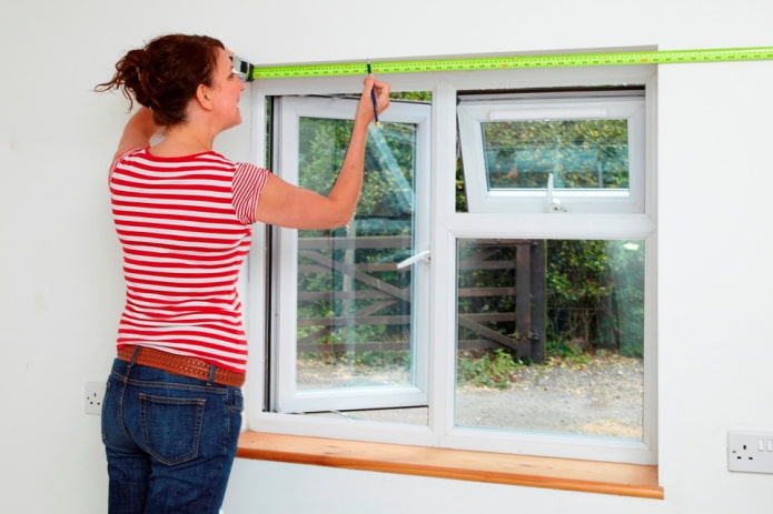 wallpapering around the window