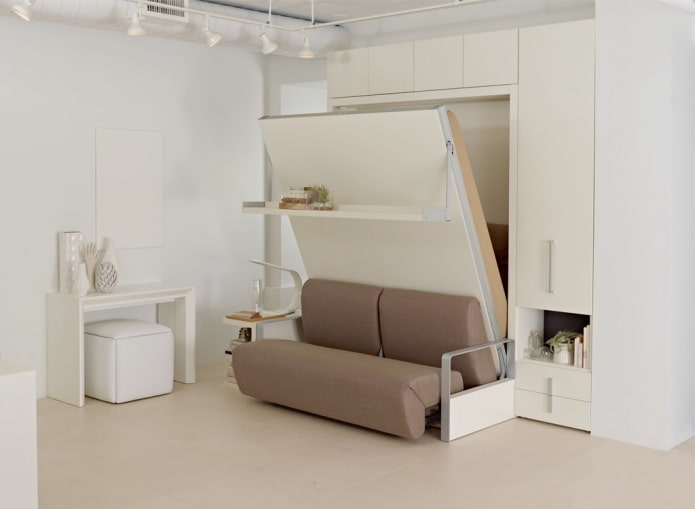 Folding sofa bed
