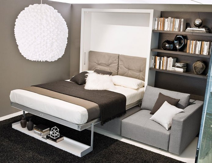 Fold-out sofa bed
