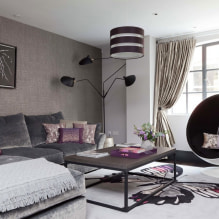 Acrylic wallpaper on the walls: finishing features, types, pasting, photos in the interior-4