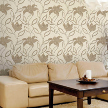 Acrylic wallpaper on the walls: finishing features, types, pasting, photos in the interior-8