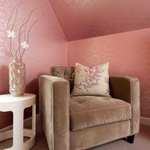 Acrylic wallpaper on the walls: finishing features, types, pasting, photos in the interior-10