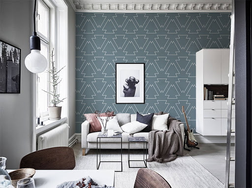 Scandinavian style wallpaper