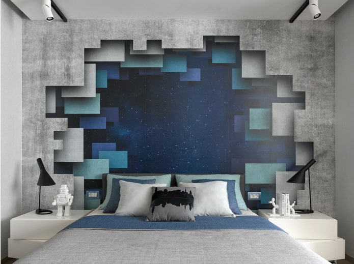 3d wallpaper for the bedroom